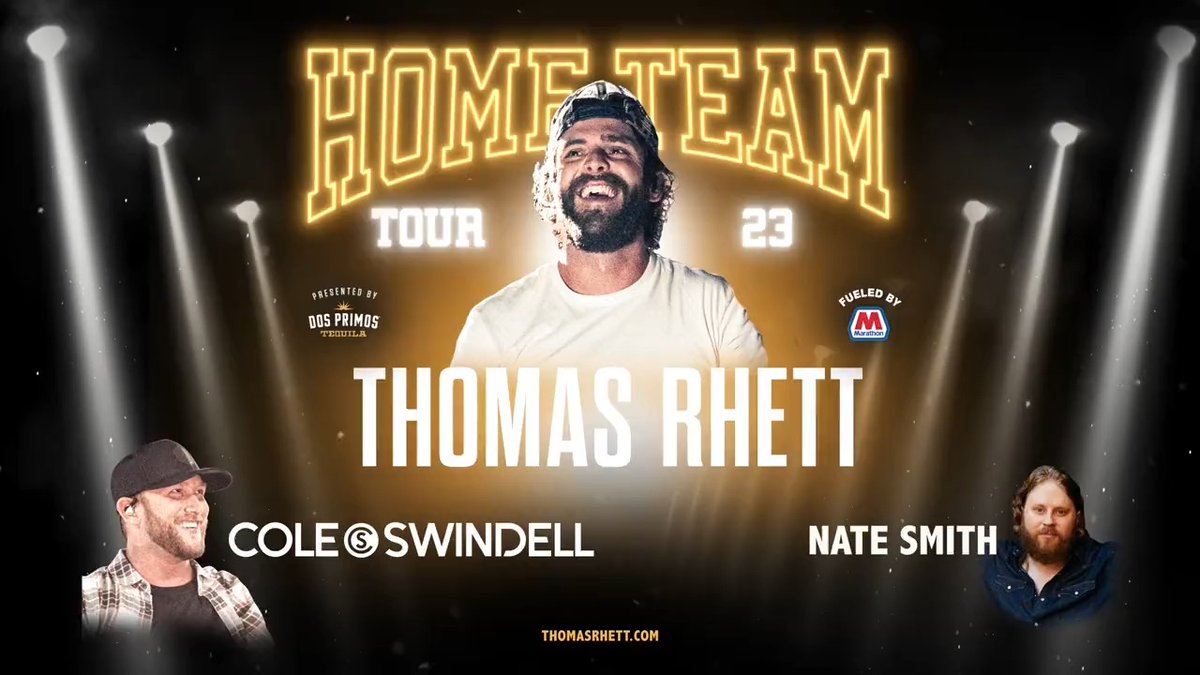 Thomas Rhett, Cole Swindell & Nate Smith Tickets 8th June MVP Arena