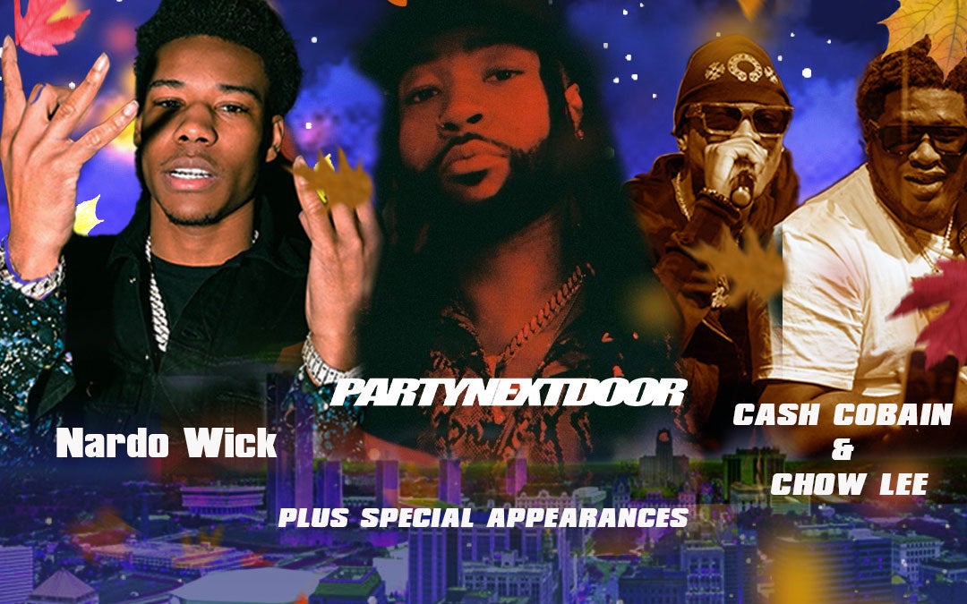 Fallapalooza: Partynextdoor & Nardo Wick Tickets | 13th November | MVP ...